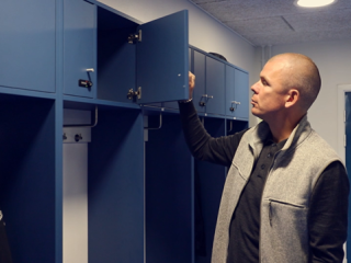 Indretning af omkldningsrum til SnderjyskE