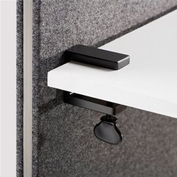 LINTEX Edge Table frontmonteret bordskrm