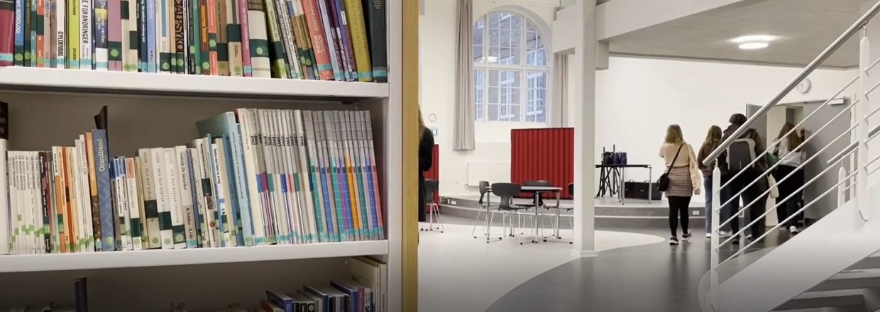 Biblioteksinventar til Tønder Gymnasium