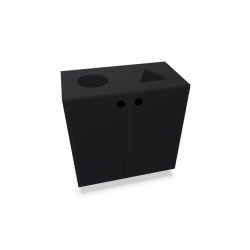 Cube Design Quadro Miljstation med 2 rum