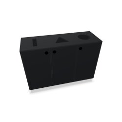 Cube Design Quadro Miljstation med 3 rum