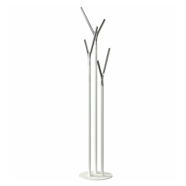 FROST Wishbone stumtjener Mat hvid/poleret