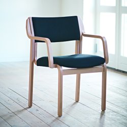 Farstrup Fastoflex stol med armln