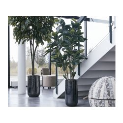 Gtessons Kunstig Ficus Robusta plante