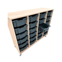 REiCK Variant Klasseskab, 24 dybe skuffer