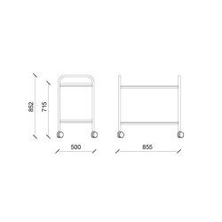Cube Design Serveringsvogn