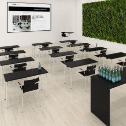 Fumac EasyFold rektangulrt klapbord 