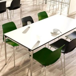 Dencon Delta kantineborde med fast stel