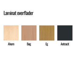 Dencon Delta tndeformet mdebord med stole til 6 personer