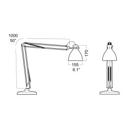 Glamox L-1 arkitektlampe