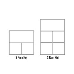 Cube Design Quadro jalousiskab