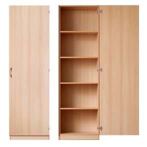 REiCK Klasseskab med 4 hylder