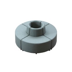 Johanson B-bitz Bond rund sofa med lav ryg