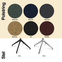 Johanson Pelican fuldpolstret konferencestol