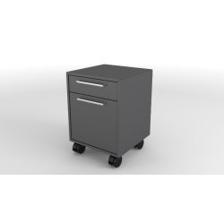 Dencon Delta skuffekassette med 2 rum