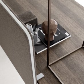 LINTEX Edge Table frontmonteret bordskrm