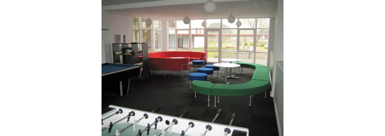 Indretning af elevrum på Hoptrup Efterskole